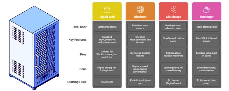 Top Best Hosting Providers for eCommerce Stores